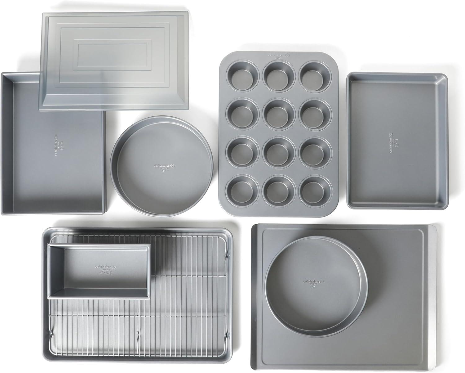 Calphalon Legacy 10 Piece PFA Free Nonstick Bakeware Set – Navy Blue ...